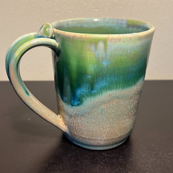 Handcrafted Wisconsin Pottery Mug  w/ Embossed State Map  by BEEB'S CREATIVE - Picture 4 of 12